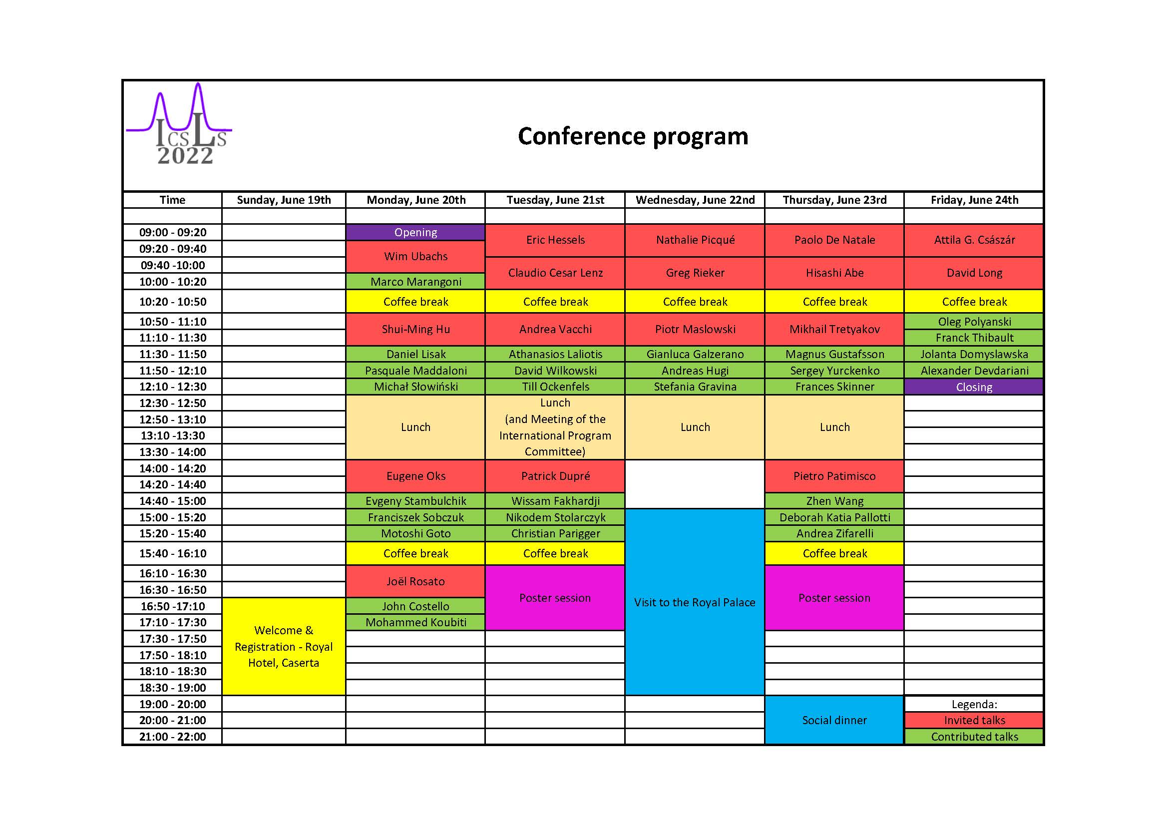 ICSLS Program con relatori completo 2